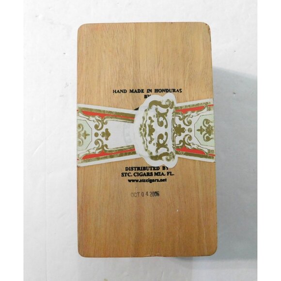 Gran Habano Red Wooden Cigar Box Corojo #5 Handmade In Honduras - Picture 7 of 9